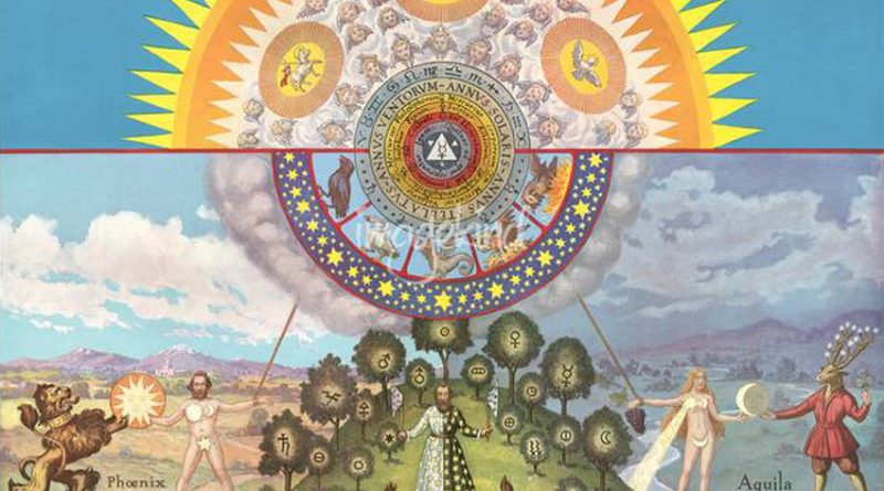 Rosicrucians ideas, philosophy and beliefs - rosicrucian art symbols of the Trinity